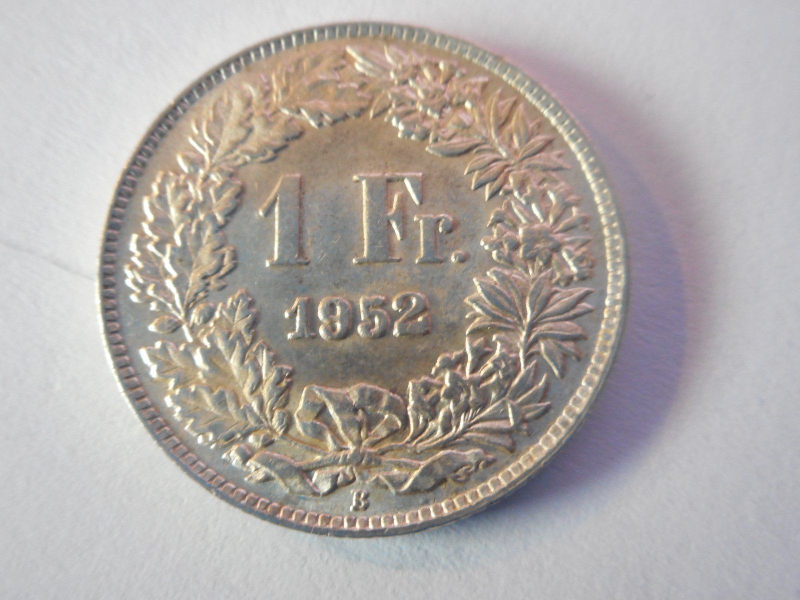 Tutti le monete: 1 Fr. 1952 silber  unz – Nuovo (secondo la descrizione) da Kriegstetten venduto da pizlad2010