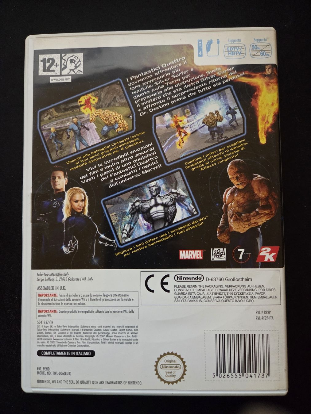 Nintendo Giochi: Fantastic 4 & Silver Surfer - CIB – Usato da Territet venduto da Cenh 1