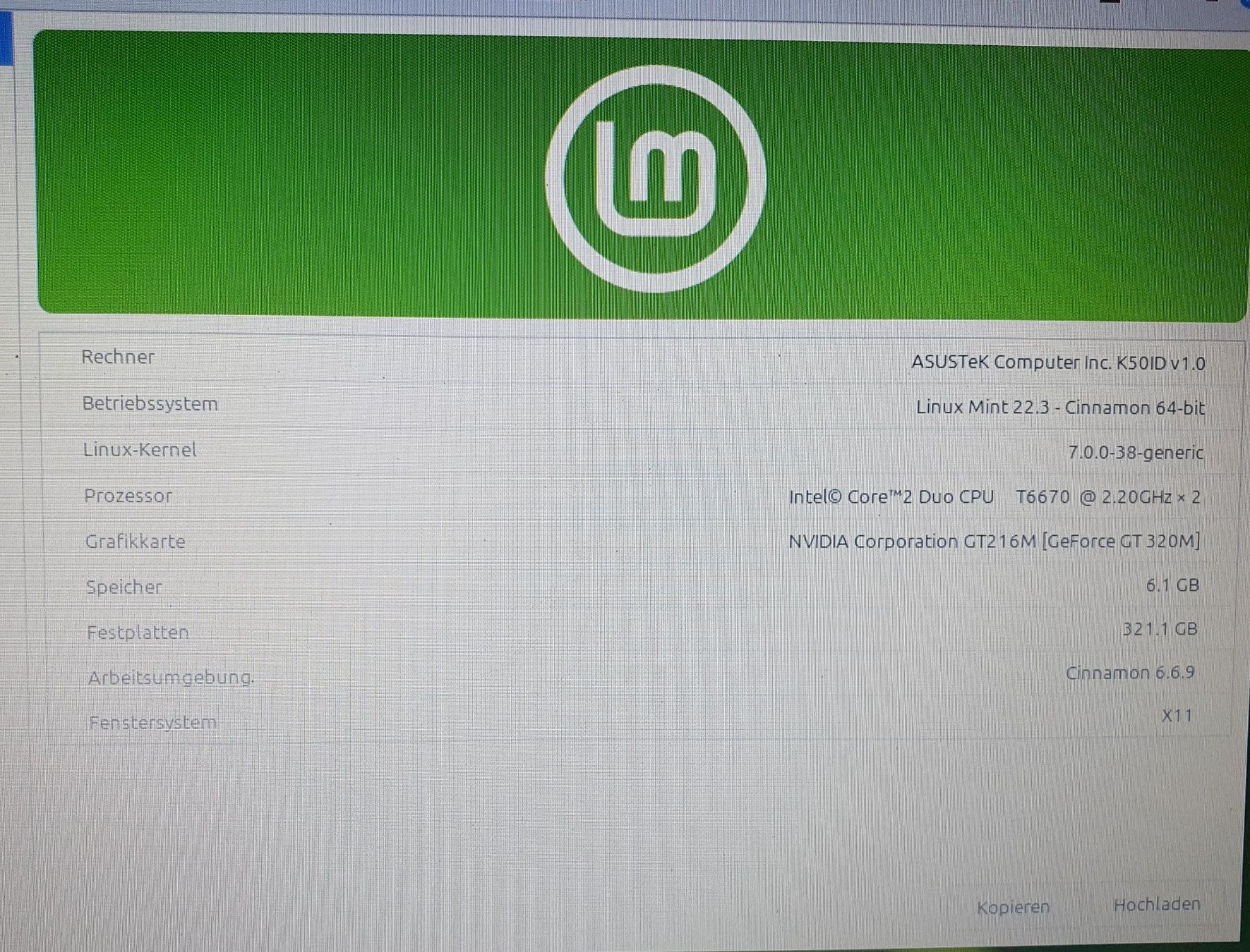 Asus Notebook: ASUS K501D, Linux Mint, Mit Netzteil, Kein Akku – Usato da Winterthur venduto da E-Frosch 5