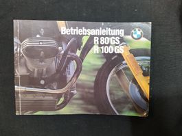 BMW R80 R100 GS Orginal Betriebs Anleitung 