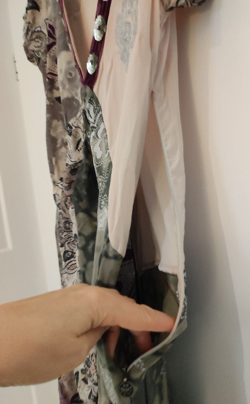 Vestiti: Odd Molly Seidenkleid Pailleten Boho – Usato da Stäfa venduto da modeflash 6