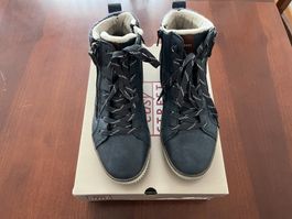 Damen Winter Schnürschuhe Farbe blau Grösse 38
