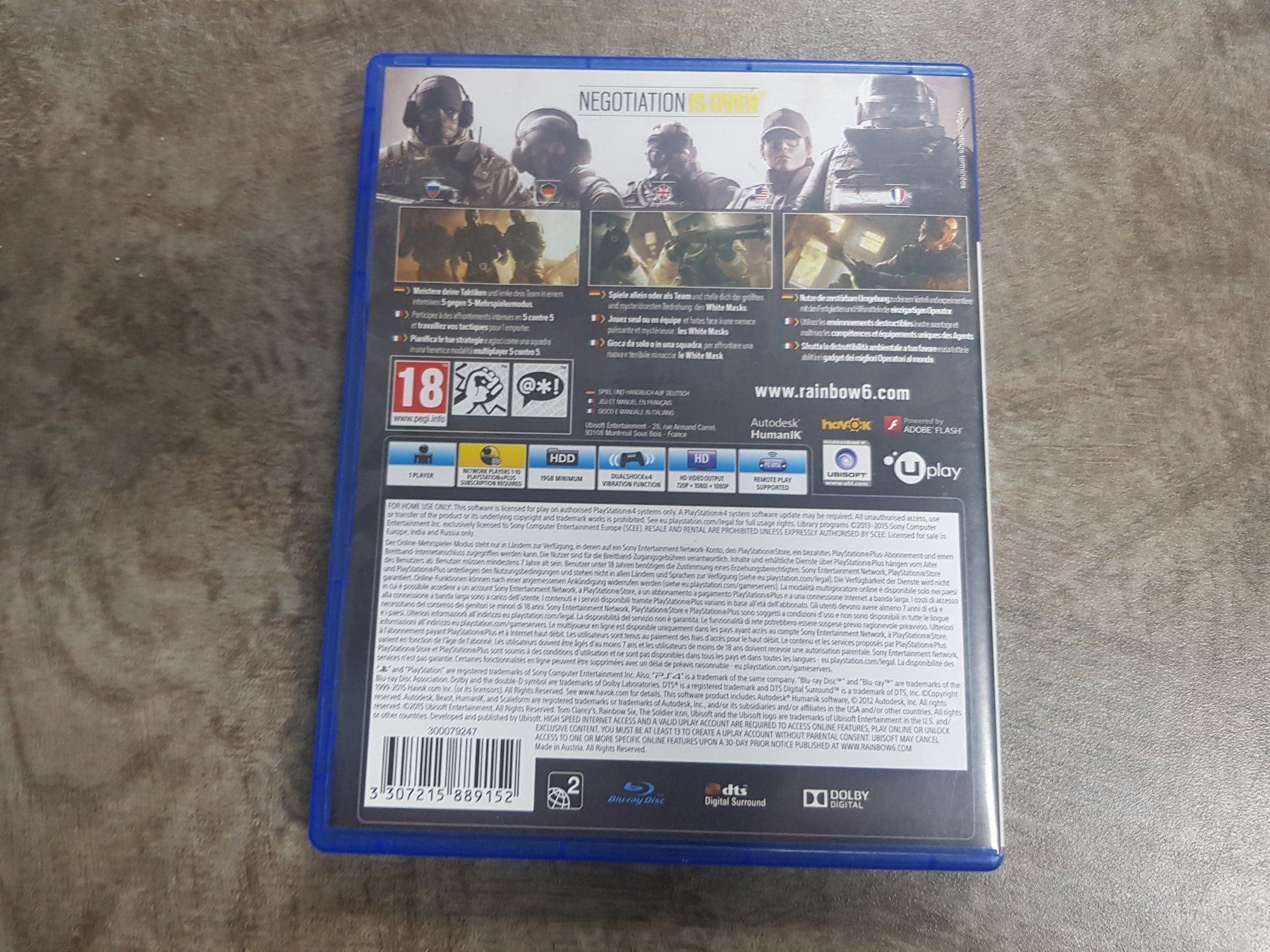 Sony Giochi: Tom Clancy's Rainbow Six Siege – Usato da Schwanden GL venduto da tumen 2