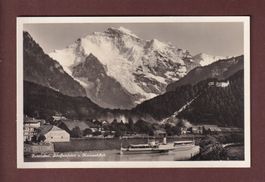 INTERLAKEN - Schiffeinfahrt - Jungfrau