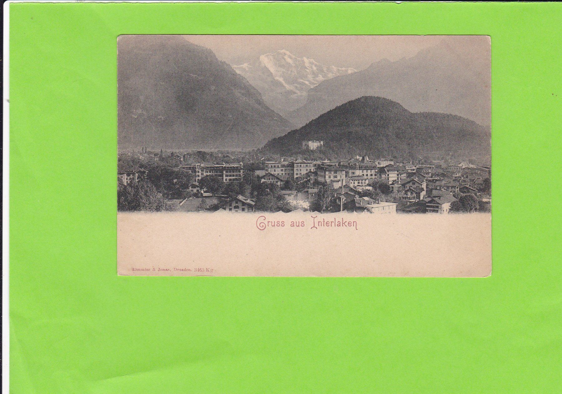 Cartoline postali: Gruss aus Interlaken – Usato da St. Peterzell venduto da neckertal