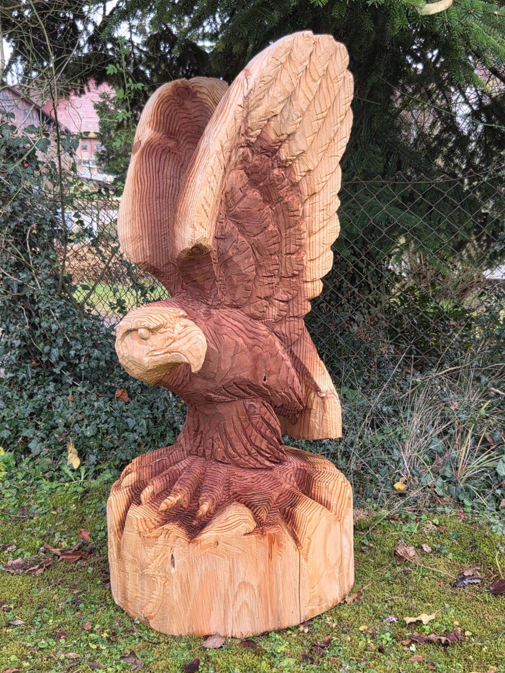 Skulpturen & Statuen: Adler, Holzskulptur – Neu (gemäss Beschreibung) aus Wölflinswil von fra_6cnn