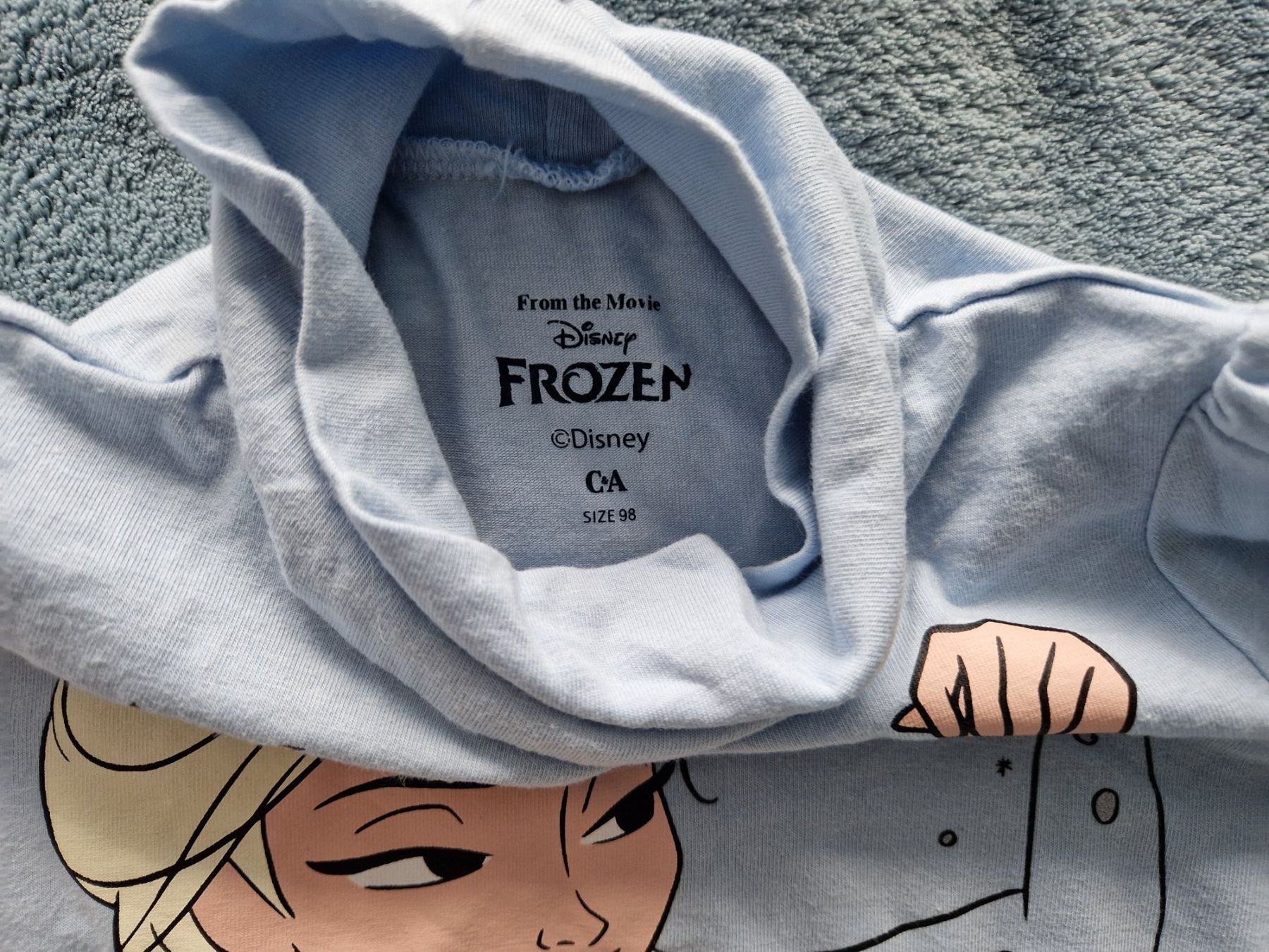 C&A Maglioni & Felpe: Langarm Shirt grösse 98 Elsa Eiskönigin – Usato da Heimberg venduto da Eleanor20 1