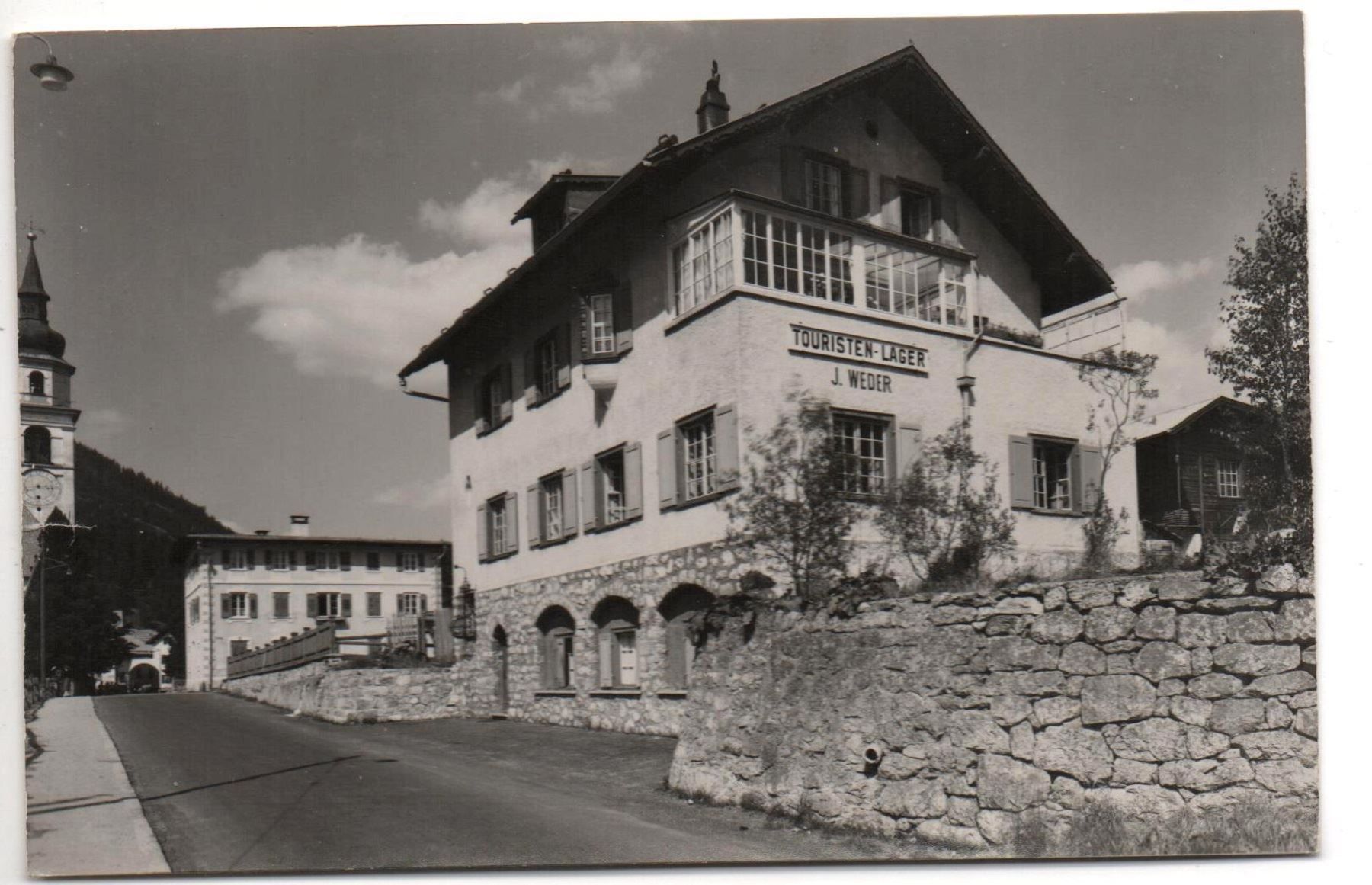 Cartoline postali: BEVER Touristen-Lager J. Weder – Usato da Jona venduto da philajona