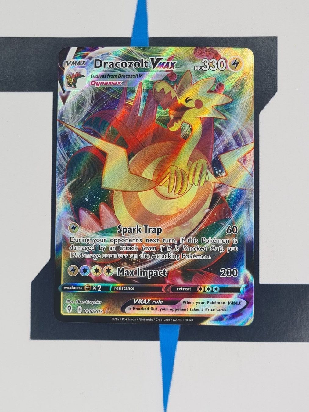 Pokémon Sammelbilder & Trading cards: Dracozolt VMAX EVS059 EN NM – Neu (gemäss Beschreibung) aus Basel von Zadoys