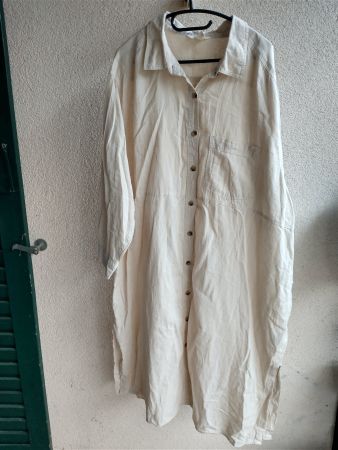 Hemd Kleid aus Leinen Leinenkleid Gr. XXL
