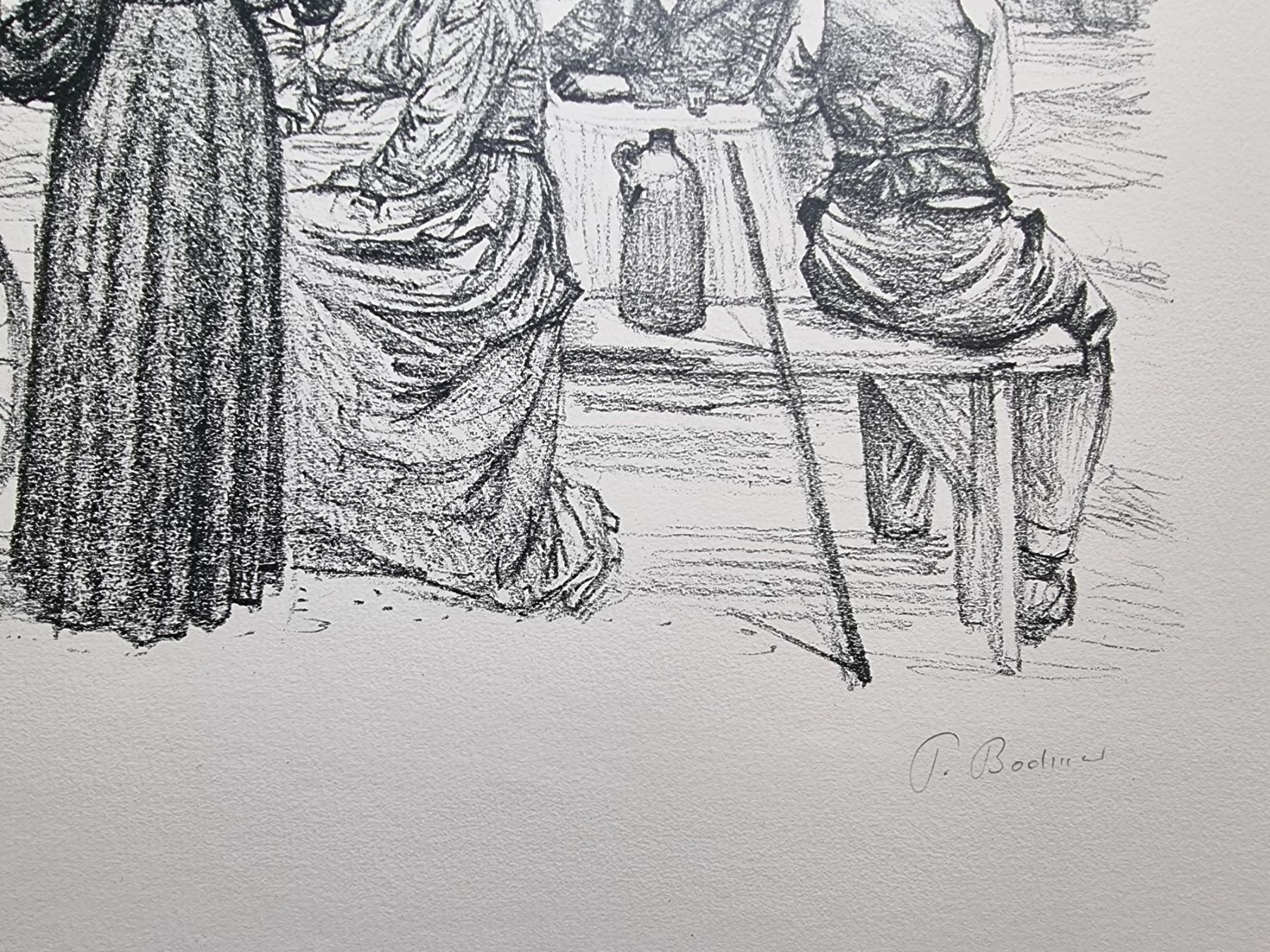 Grafica & Litografie: PAUL BODMER LITHOGRAPHIE SIGNIERT – Usato da Gersau venduto da kunst-online 2