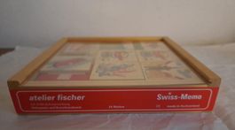 Atelier Fischer Memorie Spiel Schweiz aus Holz Nr. 8009