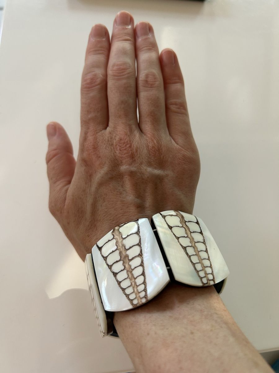 Armbänder & -reifen: Unique Handmade Ceramic Bracelet - Statement Jewellery – Gebraucht aus Saland von ele_vc96 2