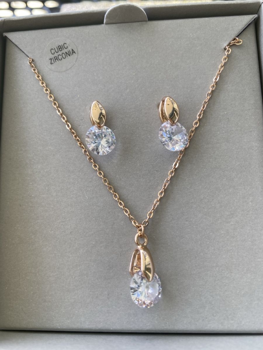 Altri gioielli: Schmuck Set, Steine Zirkonia, neu – Nuovo e nell'imballaggio originale da Adliswil venduto da luzia31