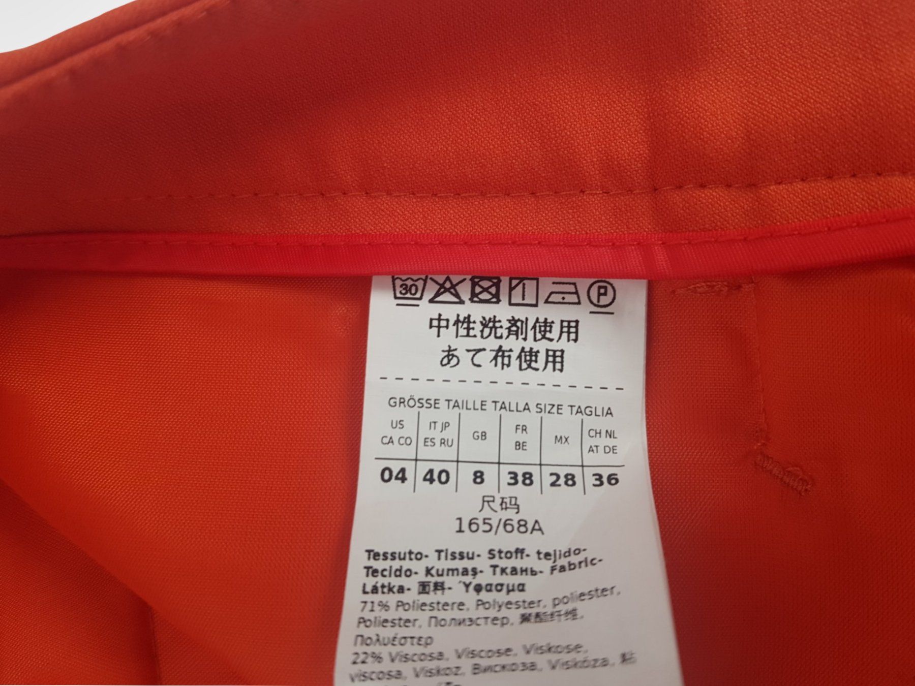 Pantaloni: INTREND Stoffhose orange Gr. 36 – Usato da Suhr venduto da Restwert_Suhr 5