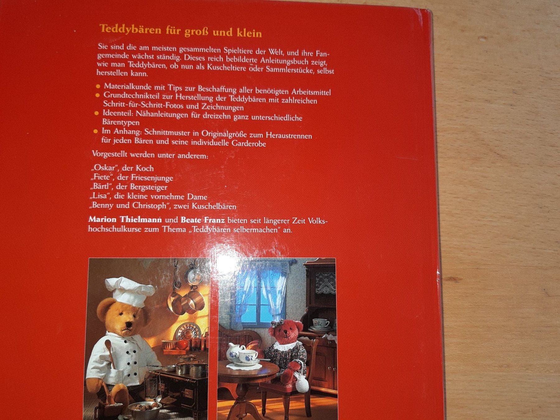 Patrons: Teddys selber nähen - Buch mit Schnittmuster – D'occasion à Rotkreuz par nigal 1