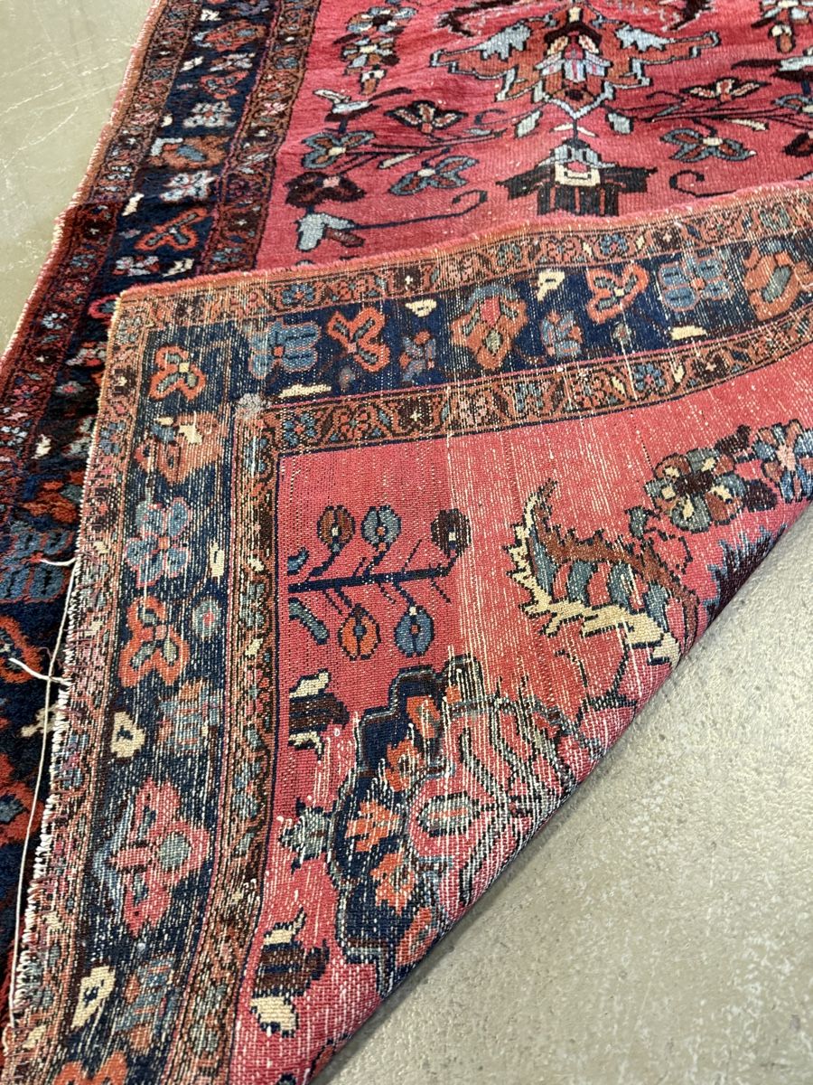 Tappeti: Persischer Teppich, rot-blau, vintage, echtes Einzelstuck! – Usato da Strengelbach venduto da RaenAntikDesign 3