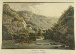 MOULIN DE LIESBERG, AQUATINTA BIRMANN / HEGI, 1802