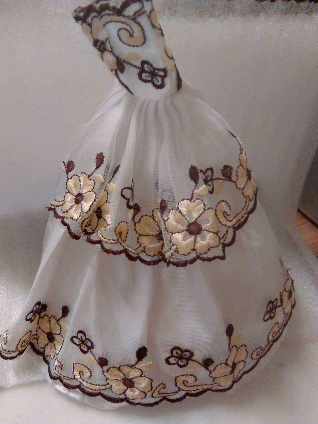 Kleider & Röcke: BARBIE ABEND KLEID;BEIGE FARBE – Neu (gemäss Beschreibung) aus Basel von bijoutrie_4 4