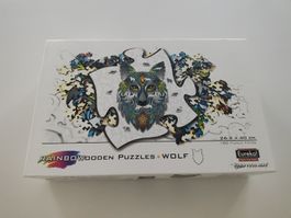 Rainbowooden Puzzles - Wolf, 180 teilig