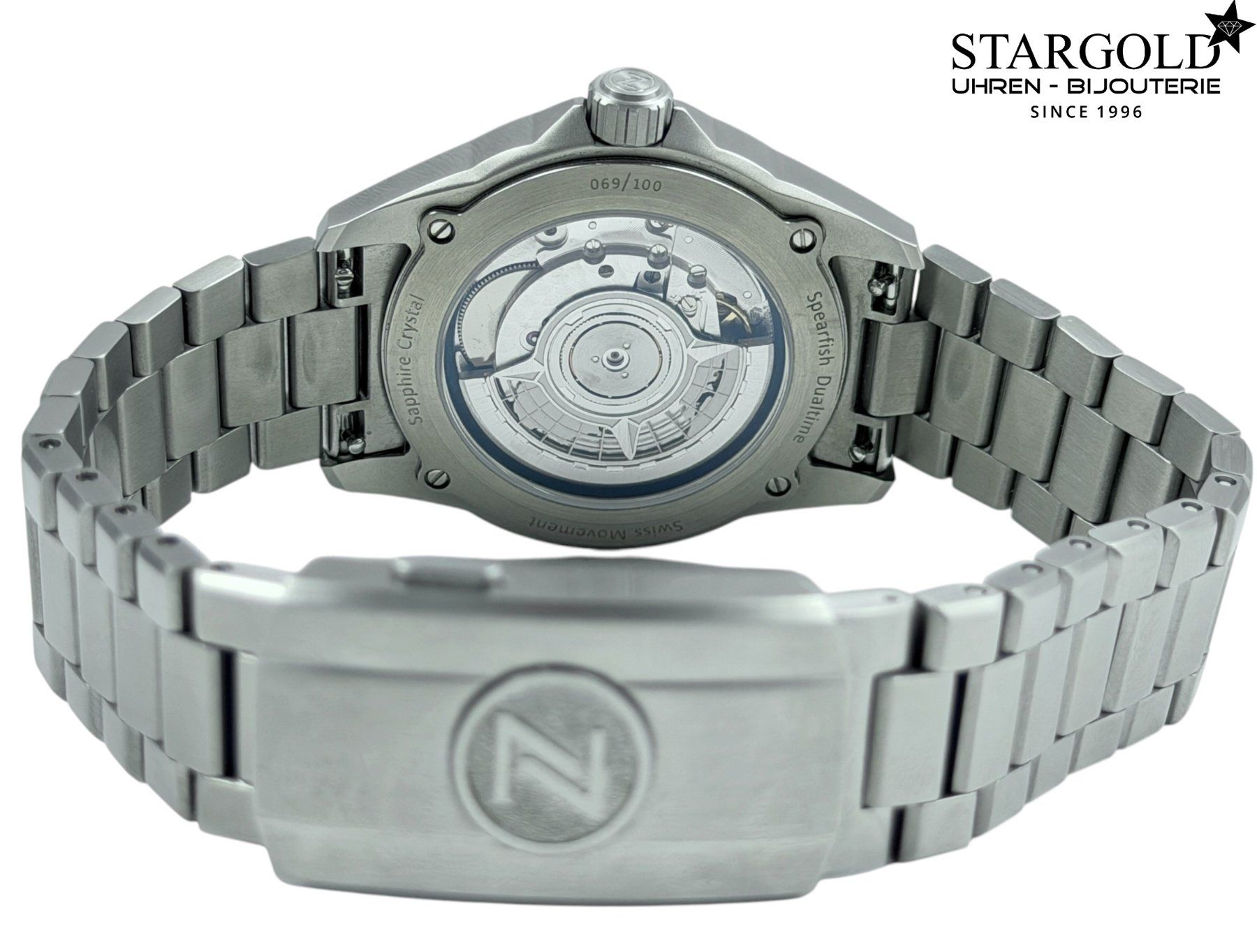 Orologi: Zelo Spearfish Dual Time TI "Meteorite" – Usato da Zürich venduto da Stargold-Uhren 7