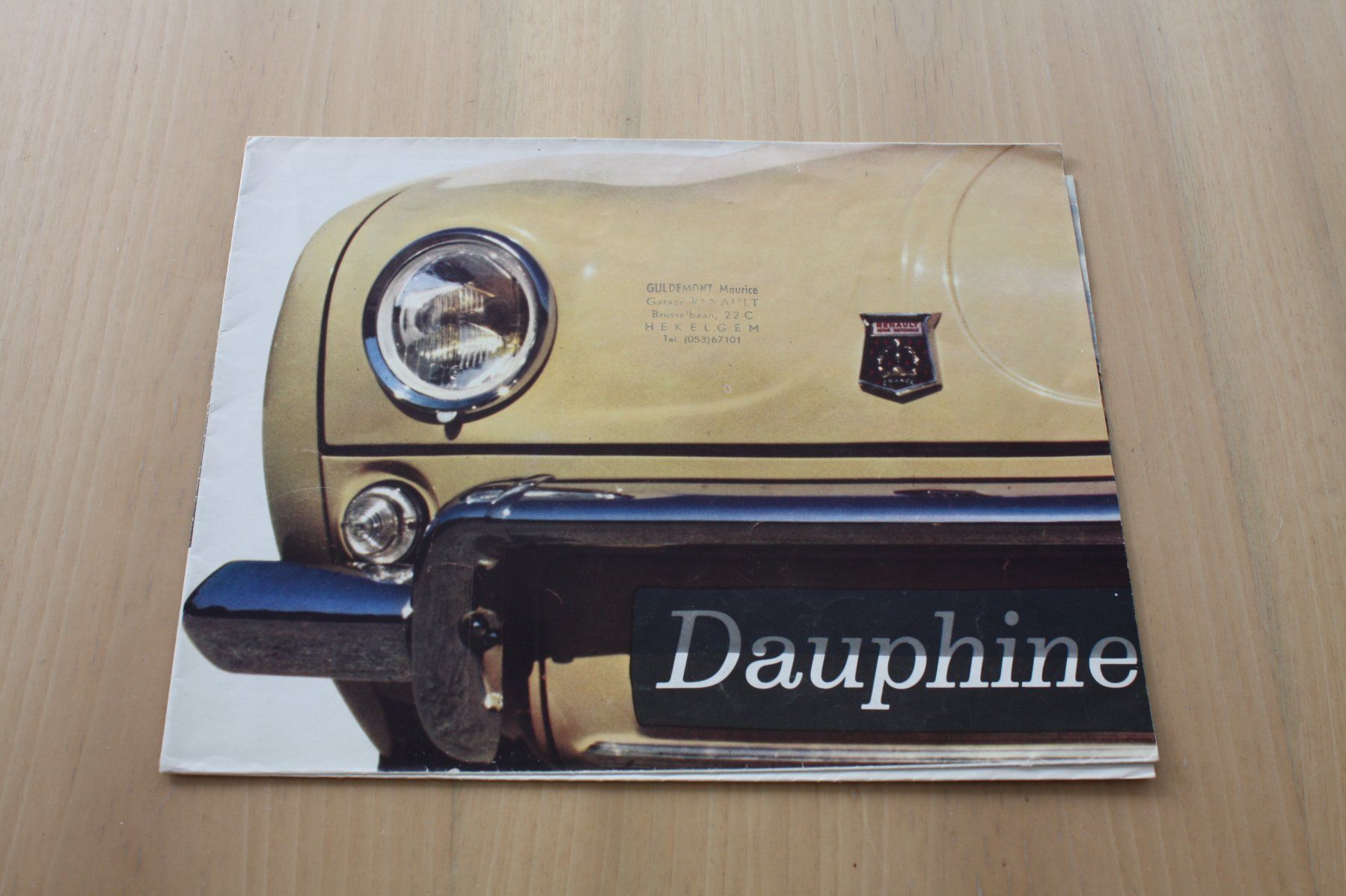 Renault Dokumente: Renault Dauphine Prospekt NL – Gebraucht aus Wikon von erwin400