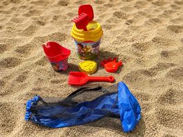 Paw Patrol Sandspielzeug-Set mit Tasche