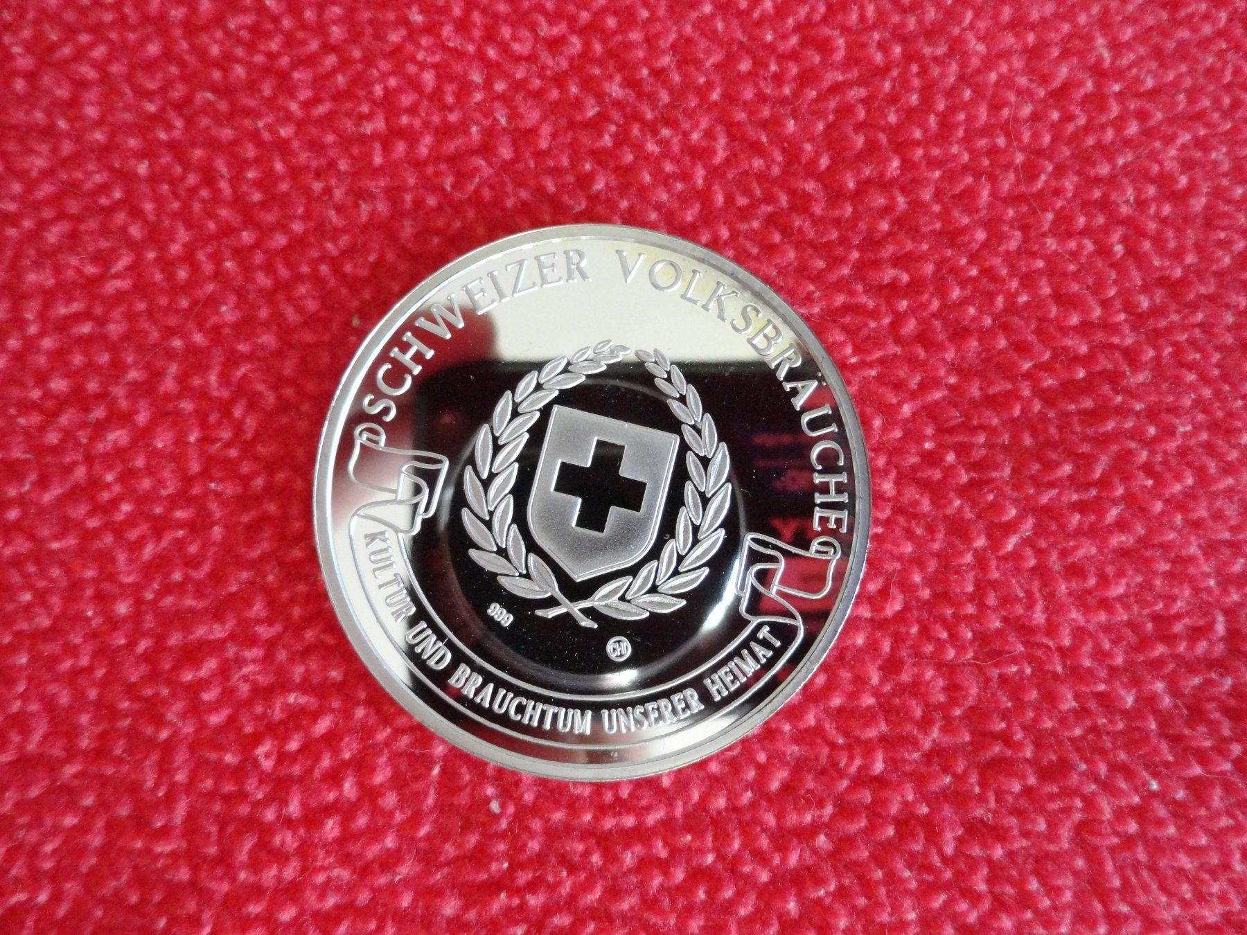 Medaglie: Schweizer Volksbräuche - 20 Gramm Feinsilber - LANDSGEMEINDE – Usato da Gerlafingen venduto da Shiva_74 2