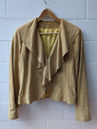 Wildlederjacke von Ledermann Gr. 38/40.