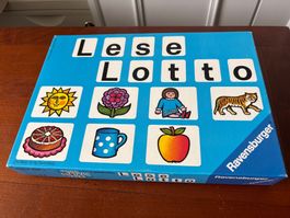 Lese Lotto vintage Leselotto Spiel 1970er Ravensburger *TOP*