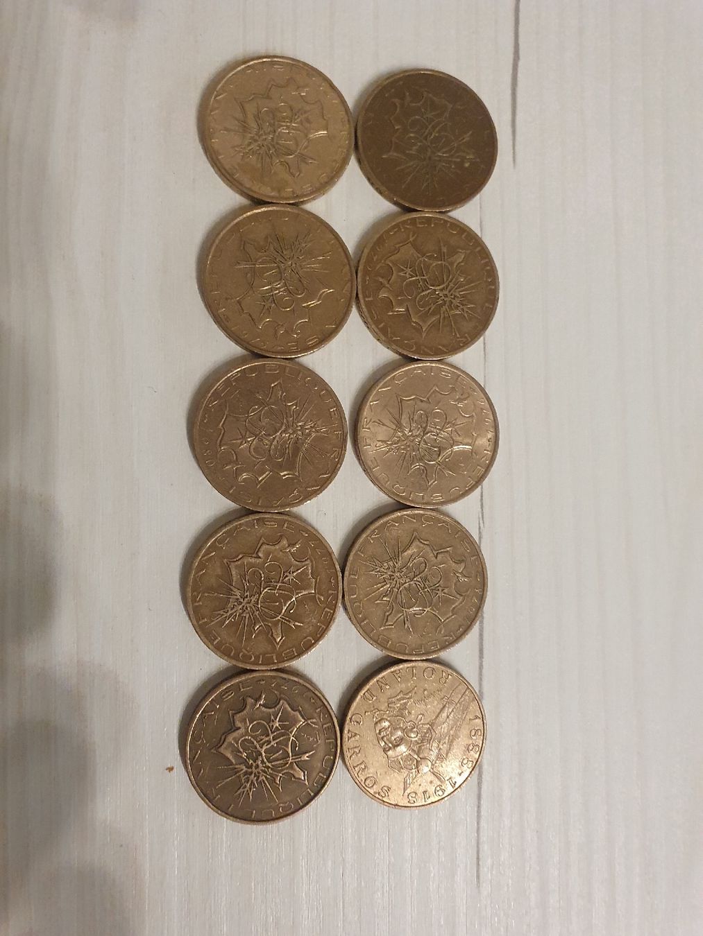 Alle Münzen: 10er Set - Münzen 10Francs – Gebraucht aus Erlinsbach von conc7