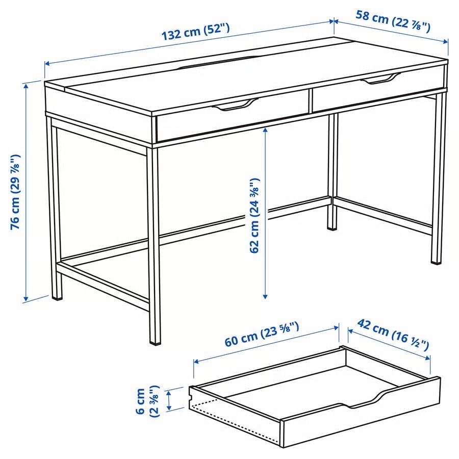 Ikea Scrivanie: Desk ALEX - Ikea – Nuovo (secondo la descrizione) da Lausanne venduto da iur_n279 2