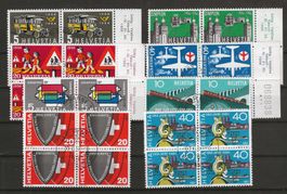 1956/57 : Nr. 324 - 331 im VB, Ersttag : KP 125.--