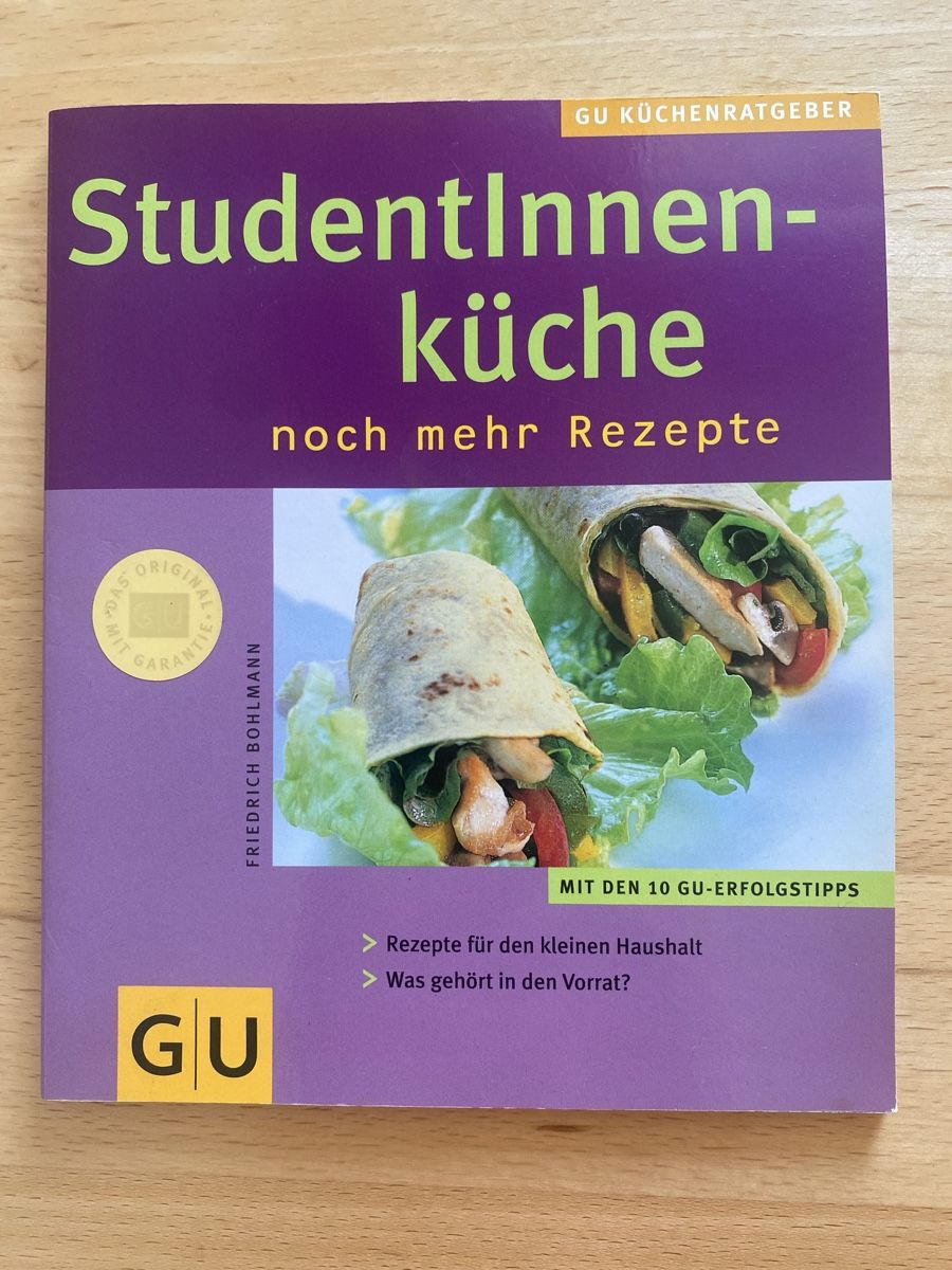 Bücher: Studentinnenküche GU Küchenratgeber – Gebraucht aus Schwarzenburg von Michellu