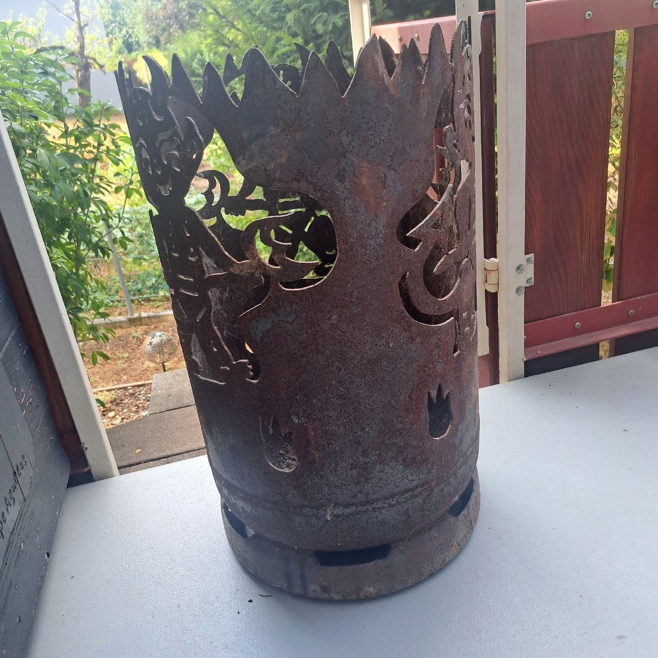Feuerschale: Feuertonne aus Gasflasche – Gebraucht aus Füllinsdorf von mar_2t7l