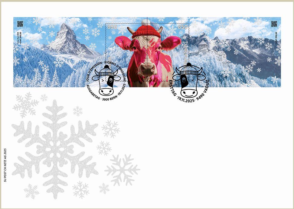 Tutti i francobolli: Sonderumschlag Crypto Stamp CHLI 2.0, Pink – Nuovo e nell'imballaggio originale da St. Gallen venduto da StBe1985