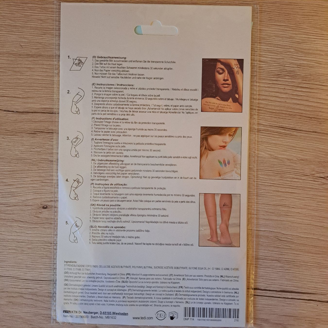 Sticker: Tatoos temporär – Nuovo e nell'imballaggio originale da Schaffhausen venduto da xJuliax 1