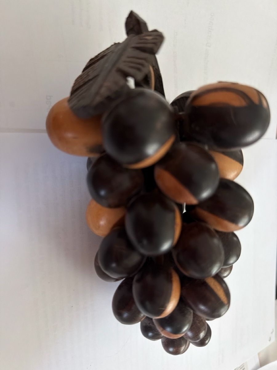 Tutte le decorazioni: Wunderschöne handgefertigte Traube aus Holz – Nuovo (secondo la descrizione) da Dübendorf venduto da Quercia27