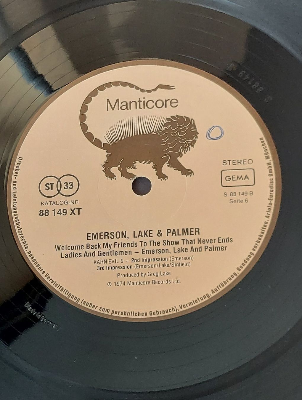 Vinyles: TRIPLE LP - EMERSON, LIKE & PALMER – D'occasion à Steckborn par Quo7 7