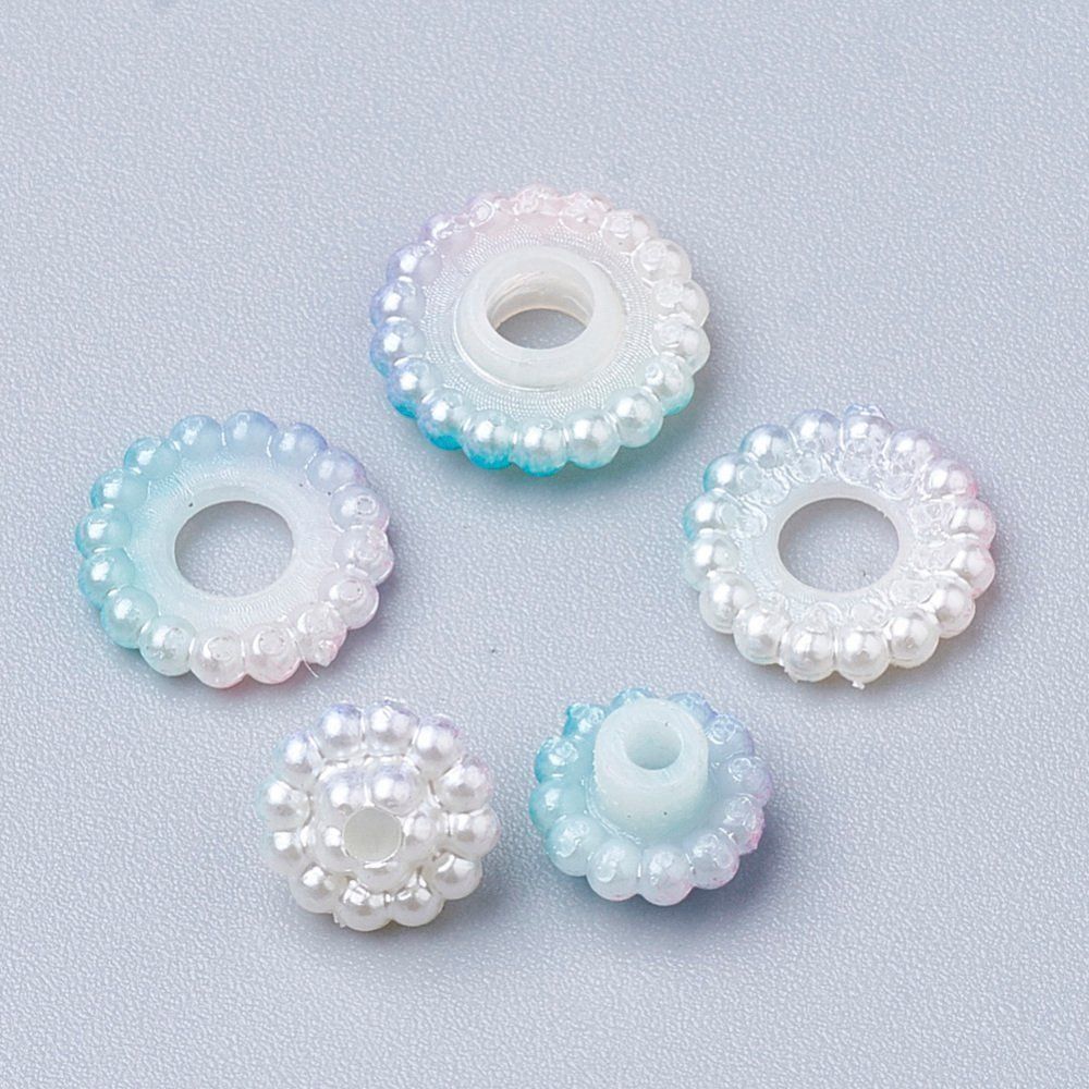 Perle (finte): Acrylperlen Beere Türkis 10mm / 10St. /Aktion – Nuovo (secondo la descrizione) da Rüegsau venduto da Tausendfreund 2