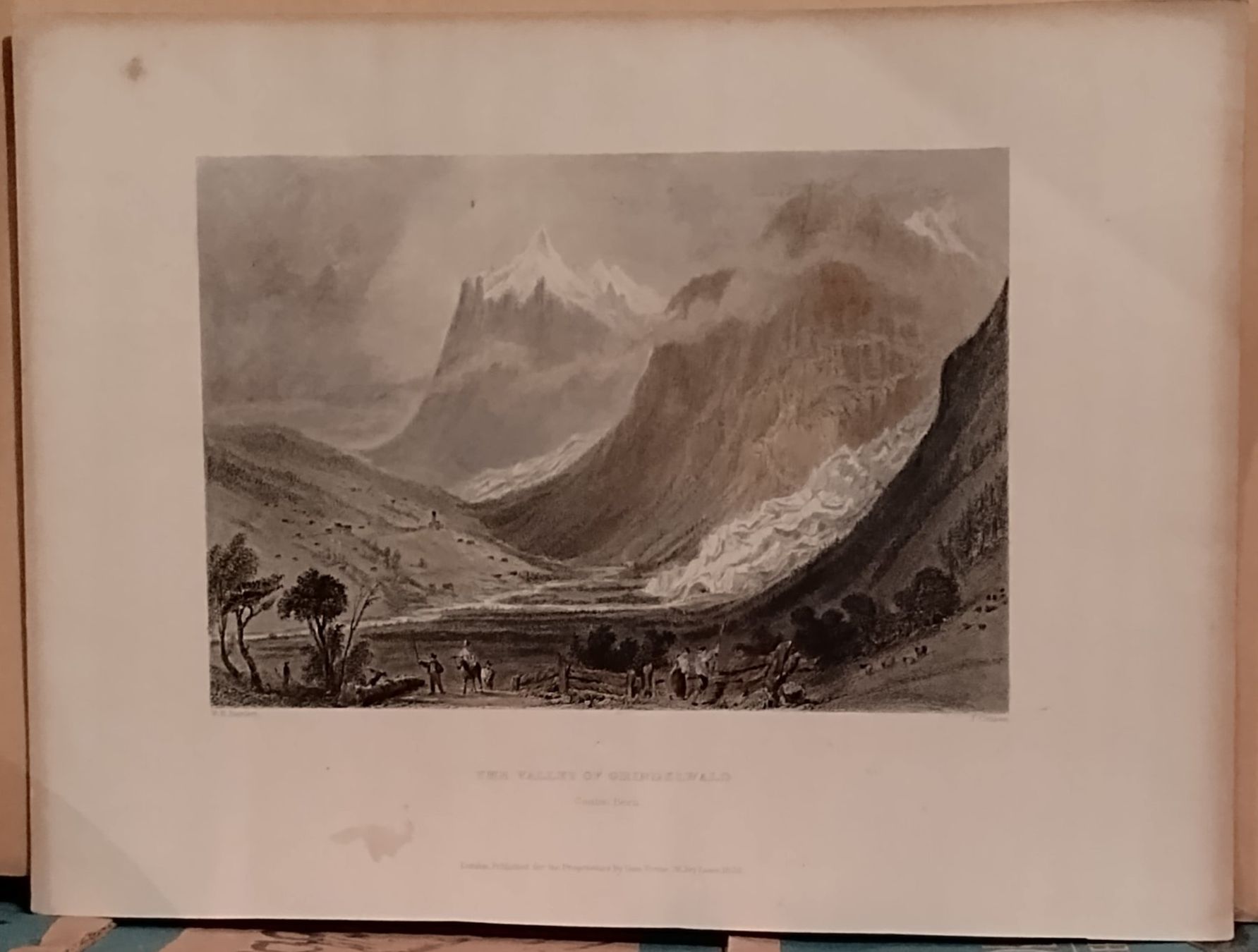 Stiche: Stich: Grindelwald-Tal – Gebraucht aus Heitenried von Harley-58