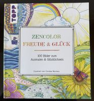 Ausmalbuch "Zen Color - Freude & Glück", 100 Bilder