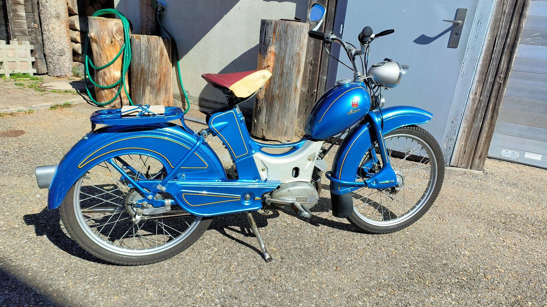 Simson Mofas: Simson SR-2E 1960  Oldtimer Töffli mofa kein Sachs Puch – Gebraucht aus Hittnau von Kulturhaus