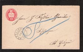 Tüblibrief , Herrliberg ZH , 3.lV.1876