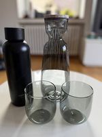 Waterdrop Set - Karaffe, 2 Gläser und Trinkflasche