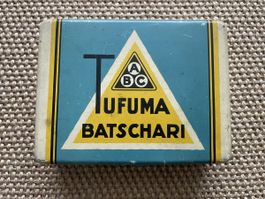 Antike Zigaretten Blechdose A. Batschari Tufuma