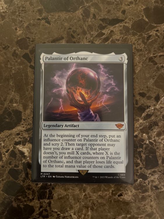 0247 Lord Of The Rings - Palantir Of Orthanc - Mtg 