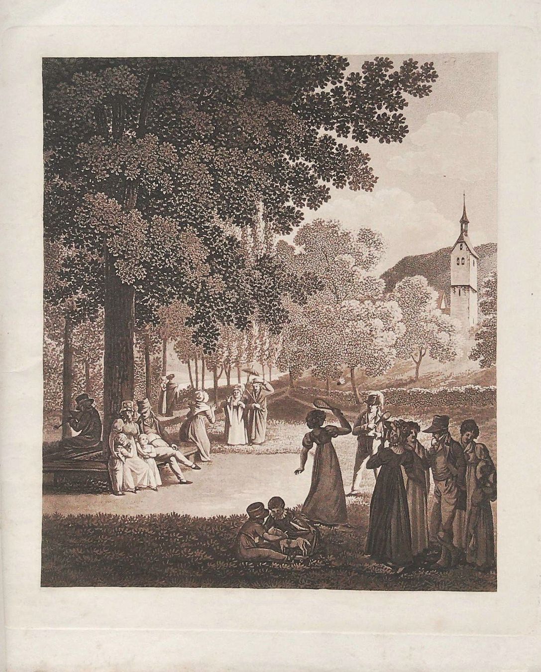 Incisioni: Baden Neujahrsblatt 1809 mit Ansicht – Usato da Rafz venduto da Helvet32