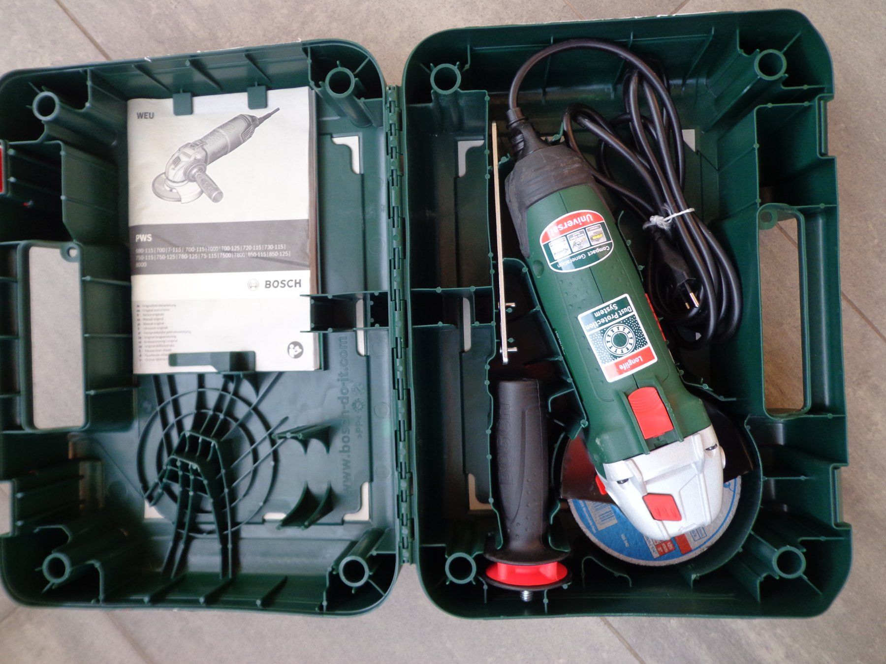 Bosch Smerigliatrici & Lucidatrici: Winkelschleifer Bosch PWS 850 - 125 – Nuovo (secondo la descrizione) da Camorino venduto da Dibi7 2