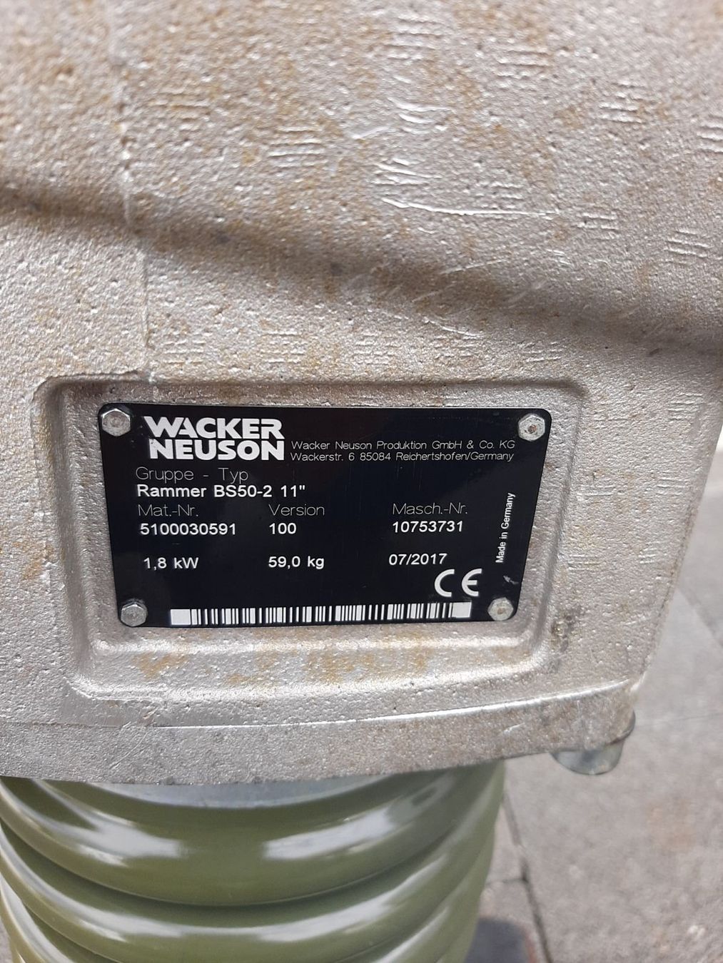 Wacker Neuson Toutes les machines: Grabenstampfer Rammer Wacker Neuson – D'occasion à Rain par Kleinmoto 5